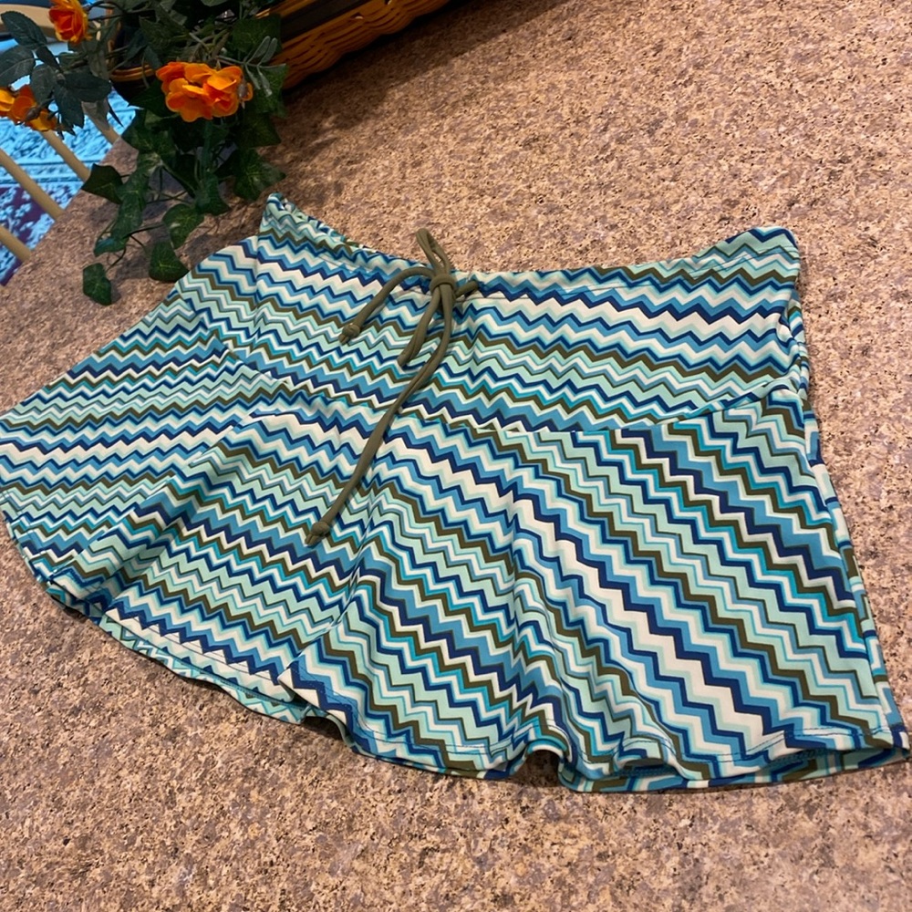 Vintage Esprit Swim Skirt /Cover Up (No Attached Bottom) Small   Blue? Green?